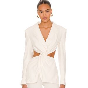 L'Academie Emmy Blazer in Ivory